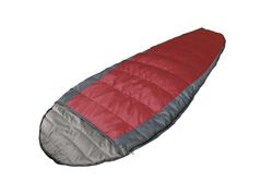 High Peak - Ellipse 250M slaapzak, 200 x 85/50 cm, donkergrijs/rood