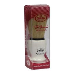 Brocha de Afeitar Pelo Sintético Omega Blanca
