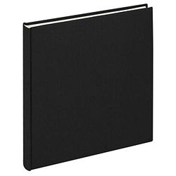 walther Design Photo Album Black 26 x 25 cm Linen, Cloth FA-505-B
