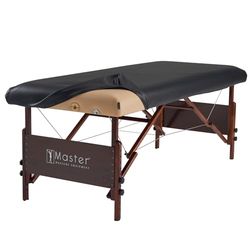 Master Massage beschermlaken leder bekleding lederen aflekkage van PU voor massagestoel oliebestendig zwart