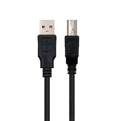 Câble USB 2.0 - Câble Type A M vers B M de 1,8 m, Transfert de données Efficace, matériau Durable et Haute compatibilité.