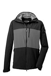 killtec Men's Giacca funzionale/giacca outdoor con cappuccio e ventilazione ascellare KOS 31 MN JCKT, black, XXL, 39227-000