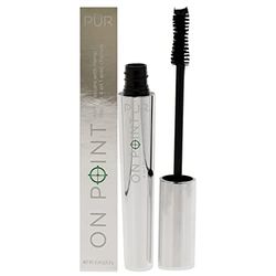 PUR Cosmetics On Point 4-in-1 Mascara with Hemp - Lengthening, Anti-Pollution Properties - Helps Nourish and Moisturize Lashes to Appear Stronger and Healthier - Ideal for Everyday Wear - 0.24 oz