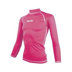 Seac T-Sun RashGuard Enfant TShirt Anti UV Protéction Soleil Manchon Longue Rose
