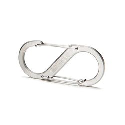 Klean Kanteen Acciaio S-Biner 3 - Moschettone in Acciaio Inox - Doppio Moschettone - Acciaio Inossidabile - Portaborraccia - Non per Arrampicata - Numero 3 Tipo