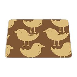 Bonamaison, Rechthoek Pop Art Digital bedrukte muismat, antislip onderkant, voor kantoor en thuis, grootte: 22x18 cm