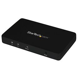 StarTech.com Divisor HDMI de 2 Puertos de Vídeo 4K - Splitter Multiplicador 1x2 HDMI de Aluminio Sólido - 4K @ 30 Hz
