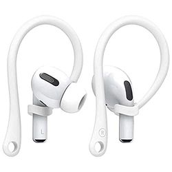StyleDesign, ArHooks - Auricolari compatibili con Apple AirPods Pro & AirPods 2, 1 supporto per orecchio, perfetto per sport e attività all'aperto, bianco