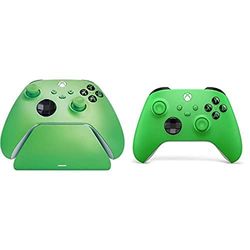 Razer Universal Quick Charging Stand for Xbox with Xbox Wireless Controller (Universal Compatibility, Magnetic Contact System, Matches Your Xbox Controller, One-handed Navigation) Velocity Green