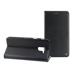 KSIX smart your tech Flip Case for Samsung Galaxy J6 2018, Semi-Rigid, Standing, Black