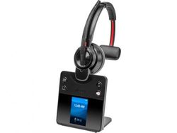 Poly Savi 8410 Office - Savi 8400 Series - Cuffie on-ear - DECT/Bluetooth - senza fili - Nero - Certificate per Microsoft Teams