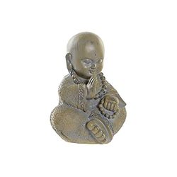 Dekoracyjna figurka marki DKD Home Decor Żywica jasnoszara mnich (15 x 13 x 20 cm) (Numer referencyjny: S3019828)