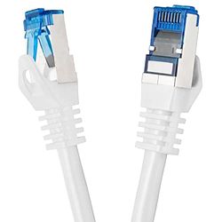 Patchkabel BIGtec installatiekabel netwerkkabel Gigabit LAN DSL CAT kabel netwerk Ethernet CAT.7 patchkabel 7,5m wit