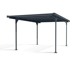 Canopia by Palram Carport Verona 15.1m² en polycarbonate, Aluminium robuste et antirouille protection de la voiture contre la lumière du soleil