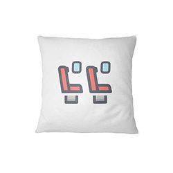 Questo Casa Funda de cojín Decorativa para decoración del hogar, sofá, cafetera, 45 x 45 cm, diseñada y Fabricada en Turquía