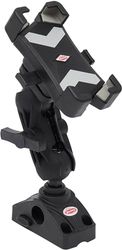 Berkley Smart Phone Holder Idea Opblaasboot of Belly Boat Accessoire Houdt je Smartphone bij de hand, gemonteerd op een Berkley Ball Mounting System, geleverd met Berkley Mount Base met Slot
