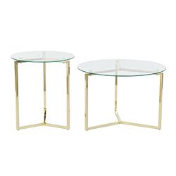 DKD Home Decor Lot de 2 Tables de Chevet, Estándar