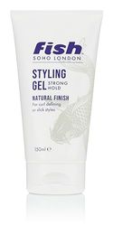 FISH Original Memory Fish Flexible Hair Gel, Mens Hair Styling Product Suitable for Short & Medium Length Hair. Stylist & Barber Used