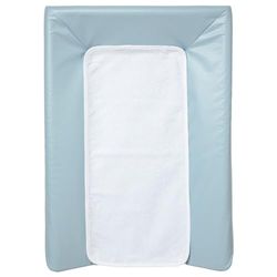 MATELAS A LANGER LUXE + SERVIETTE BLEU/GRIS - 50X70CM
