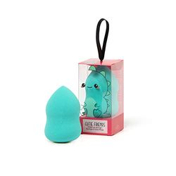 Legami - Make-up sponge for the application of foundation and correctors, distributes the product without too much absorption, practical and even, soft to the touch, diameter 4 cm, dinosaur theme