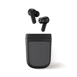 Urbanista Phoenix Auriculares Inalámbricos con Cancelación Híbridos Activa de Ruido y Energía Solar con Reproducción Infinito, Bluetooth Multipunto, Funda de Carga Autocargable, Negro Medianoche