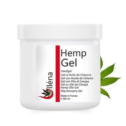 Oïléna - Gel da Massaggio Naturale 500ml | Balsamo Idratante Corpo | Crema Rilassante Pelle | Migliora Aspetto Pelle | Assorbimento Rapido, Clear, Confezione da 1