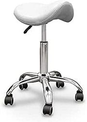 QUIRUMED Kruk pony basis chroom 5 wielen wit