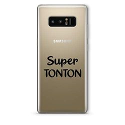 Zokko Beschermhoes voor Samsung Note 8 Super Tonton - zacht, transparant, zwarte inkt