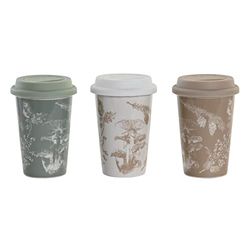 DKD Home Decor Tasse avec Couvercle, Estándar