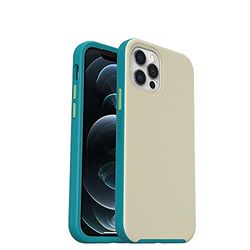OtterBox Slim Series skal för iPhone 12 / iPhone 12 Pro med MagSafe, stöttåligt, fallsäkert, supertunt, skyddande skal, testad till militärstandard, Grå/Grön