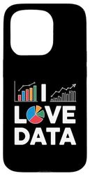 I Love Data Grafici Appassionato Custodia per iPhone 15 Pro