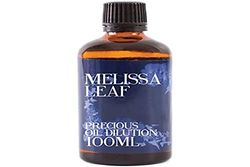 Mystic Moments | Melissa Leaf Precious Oil Dilution 100ml 3% Jojoba Blend Perfect for Massage, Skincare, Beauty and Aromatherapy