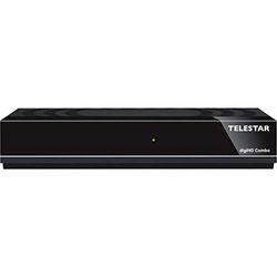 TELESTAR digiHD Combo DVB-C HD/DVB-T2 HD mottagare (HDTV kabelmottagare, DVB-T2 HD HEVC/H.265, HDMI, USB) Svart