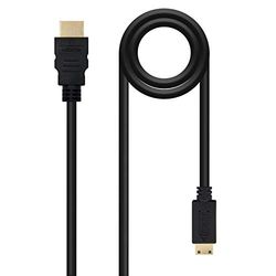 HDMI naar Mini HDMI V1.3-kabel A/M-C/M met een lengte van 1,8 meter, ideaal voor het aansluiten van camera's of draagbare apparaten op HD-displays, biedt high-definition en uitstekende audiokwaliteit