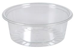 ABENA Condiment Pots | Strong And Robust Plastic Sample Pots |100 Pack of 80ml Plastic Pots