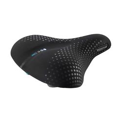 Selle San Marco unisex – vuxna BIOAKTIVE City Gel sadel, Black Suede, S