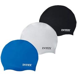 Intex silikon I.24, hörlurar för vuxna, vit/blå/svart, 13,3 x 1,6 x 15,9 cm