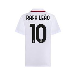 AC Milan Away Replica Stadio Fotbollströja Säsong 2024/25 Officiell, Rafa Leao 10 Unisex - Vuxen (1 Pack)