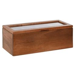 CAJA INFUSIONES ACACIA CRISTAL 26,5X9X9 4COMP,