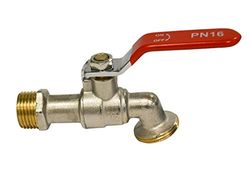 Rubinetto da giardino per tubo 1/2" senza corsa