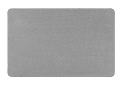 WENKO Tapis de Bain Absorbant l'eau, Dessous antidérapant en Caoutchouc Naturel, Surface en Polyester à séchage Rapide, 80 x 50 cm, Gris
