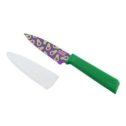 Kuhn Rikon - Coltello Colori+ Funky Fruit Avocado