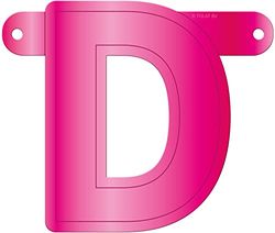 Folat 50030 Banner Letter D : magenta
