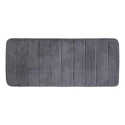 5five - tappeto in memory foam 50x120cm grigio