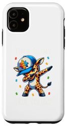 Custodia per iPhone 11 This Is My True Colors - Maglietta per la consapevolezza dell'autismo, autismo, giraffa