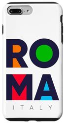 Custodia per iPhone 7 Plus/8 Plus I Love Rome Italy, Cool Roma Italia Fashion Graphic Designs