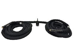 Xenios USA VSPWRP03 Trainingstouw van sisal met ommanteling, uniseks, zwart, eenheidsmaat