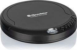 Roadstar PCD-435NCD/BK Discman Leitor de CD, CDA, CD-R, CD-RW, portátil com auriculares incluídos, sem fios, ecrã LCD, pilhas, preto