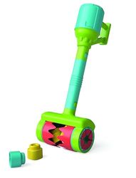 Clementoni Clemmy Sensory Vacuum Roller Toy with Soft Blocks and Adjustable Handle for Babies from 6 Months