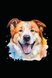 AKITA: ANIMALS OF THE WORLD, Positive affirmations, Motivational and inspirational notebook, Animal notebook, Birthday gifts, Notebook gifts, Anniversary gifts, For all...